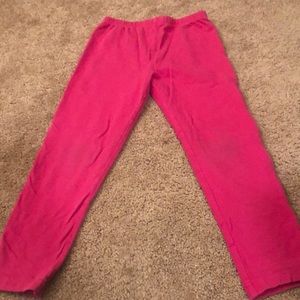 Little Girls Pink Leggings Size 6